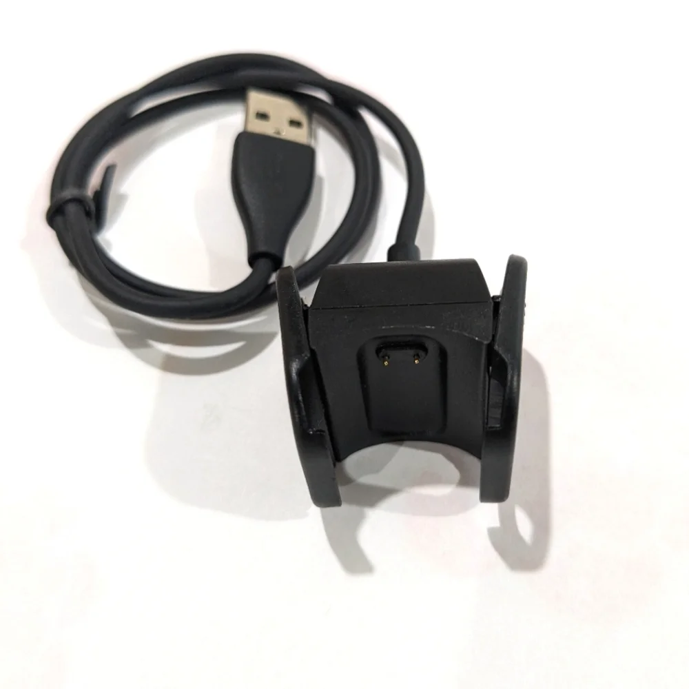 Charger for Fitbit Charge 4 Smartwach in Black - USB 2.0 Cable 20 7/8in